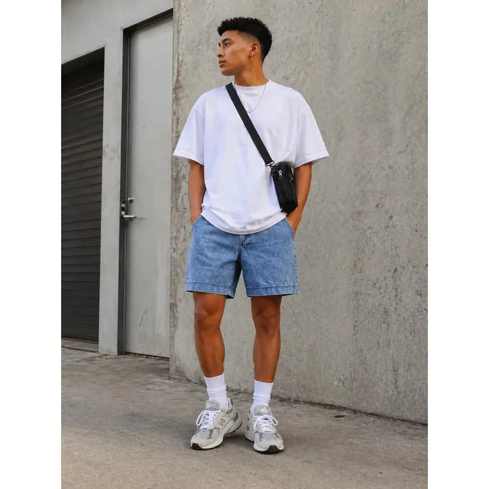 Levi’s 550 Denim Shorts W40 Relaxed Fit Blue Jean Cutoffs Vintage Style